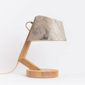 ALMUT 1411 asztali lámpa íves Ø23cm kő