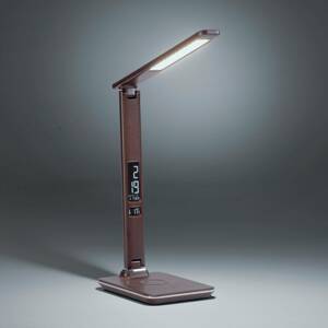 LED lámpa Adriano, CCT, szabályozható, barna