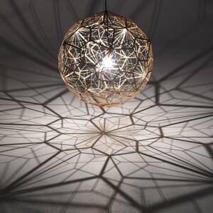 Tom Dixon Etch Web medál lámpa sárgarézből