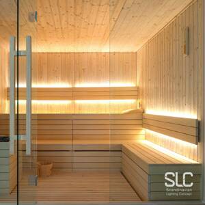 SLC LED szalag Sauna 105°C-ig, 24V IP67 5m 2700K