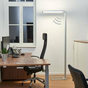 Ezüst irodai LED állólámpa Dorean